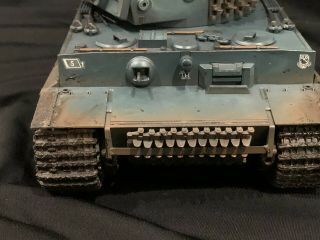 1/35 Pro built and weathered Tiger I German WW2 Tank model kit Tamiya 3