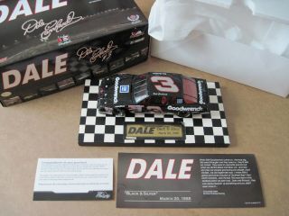 Dale Earnhardt The Movie 3 Goodwrench 1988 Monte Carlo 5 Of 12 " Black & Silver "