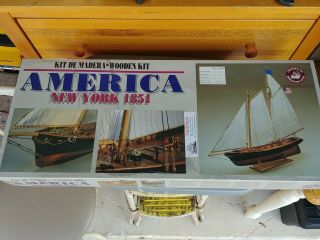 America York 1851 Sail Boat/ship Wood Model Kit