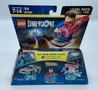 - Lego Dimensions 71201 - Back To The Future Level Pack Set Marty Mcfly
