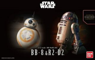 Bandai Star Wars 1/12 Bb - 8 & R2 - D2 Plastic Model (the Force Awakens) Japan