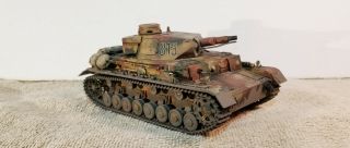 Built 1/35 German Panzer Iv Ww 2 Tank Professionally Built