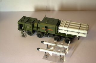 1:72 Professional Built Model Bal - E Mobile Launcher Anti - Ship Cruise Missiles