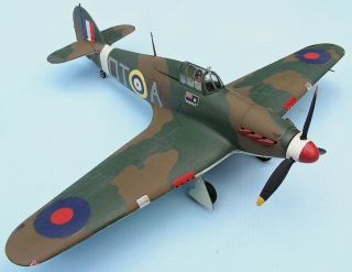 Hawker Hurricane Mk.  I,  Raf,  1941,  Scale 1/32,  Hand - Made Plastic Model