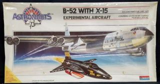 Monogram 8907 1/72 Young Astronauts B - 52 W/ X - 15 Model Kit