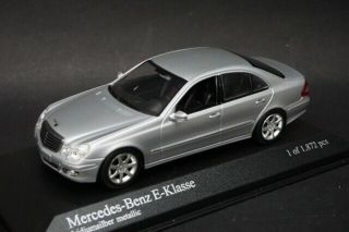 1:43 Minichamps 400036000 Mercedes Benz E Class 2007 Silver Model Cars