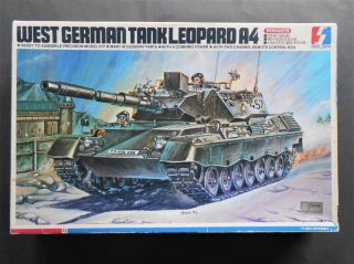 Vintage And Rare 1/35 Seminar Plastics Remote Controlled German Leopard A4 Tank
