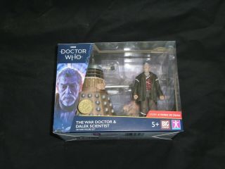 B,  M Exclusive,  The War Doctor & Dalek Scientist Action Figure Set.