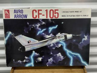 Hobby Craft Avro Arrow Cf - 105 1/48 Scale Plastic Model Kit Airplane See Photos