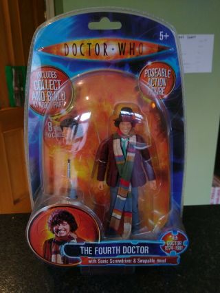 Doctor Dr Who Tom Baker 4th,  Sonic Srewdriver Figure K1 Robot Part
