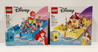 Lego Disney Princess Ariel Belle Storybook Adventures 43176 And 43177
