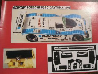 Starter Double Kit 1991 Porsche 962 & Jaguar Xjr12 Gtp Imsa 24 Hrs Daytona 1/43