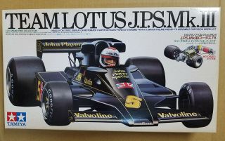 Tamiya Team Lotus J.  P.  S.  MkⅢ Jps Lotus 78 1/20 Plastic Model Kit