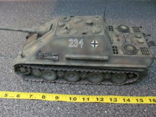 Built & Weathered Academy 1/25 German Early Jagdpanther in three color camo 2