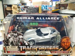 Hasbro Transformers Rotf Human Alliance Sideswipe With Epps Action Figure