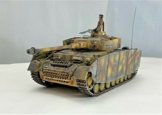 Pro - Built 1/35 Pz Iv Ausf.  G German Medium Tank With A Tank Man Zvezda