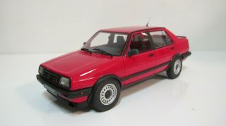 1:18 Ottomobile 1987 Vw Volkswagen Jetta Gtx 16v Red Ot137 Resin Cars