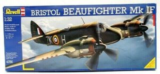 Vintage Revell Bristol Beaufighter Mk If 1:32 Scale Model Kit