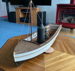 Model Boat - Steam Launch - Could Be Radio Controled