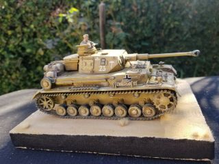 1/35 Built Dak Panzer Iv Ausf F1 Dragon