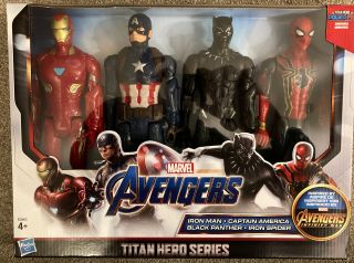 Marvel Avengers Titan Hero Series 4 X 12” Action Figures Infinity Wars