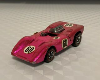 1970 100 Rare Hot Wheels Redline Hot Pink Ferrari 312p