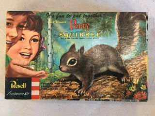 1956 Perri Squirrel Model Kit Walt Disney Complete Revell Inc.