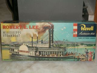 Revell 1/275 Scale Robert E.  Lee Steamboat,  Kit H - 328,  Dated 1956