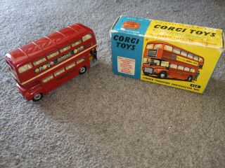 Corgi 468 London Transport Routemaster Bus - Outspan - In Card Box