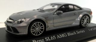 Minichamps 1/43 Scale Diecast - 400 038220 Mercedes Benz Sl65 Amg Black Series