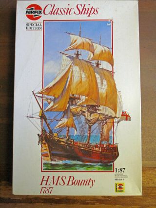 Airfix Hms Bounty 1787 Special Edition Classic Ships Model 09259 1:87 Series 9