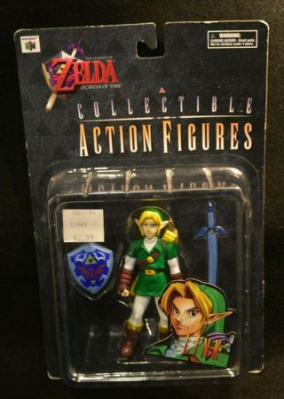 New/sealed 1998 Collectible Action Figure Link The Legend Of Zelda Nintendo