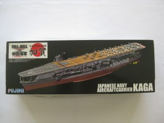 1|700 Model Ship Japanese Navy Aircraft Carrier Kaga Fujimi D12 - 5140