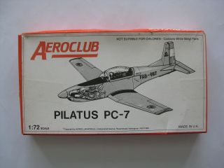1|72 Model Plane Pilatus Pc - 7 Aeroclub D12 - 3043