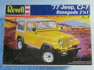 Revell 1977 Jeep Cj - 7 Renegade 2 In 1 1:24 Model Kit