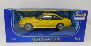 1/18 Revell Opel Manta GT/E in yellow Part 08421 2