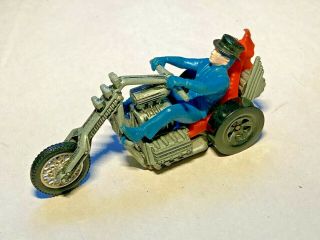 Vintage Die - Cast Mattel Hot Wheels Rrrumblers Torque Chop With Rider