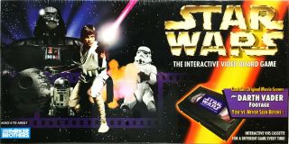 Star Wars Interactive Video Board Game - By Parker Brothers - Nib In The Plastic