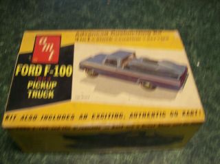 Amt 1963 Customizing Kit 3 N 1 Ford F - 100 Pickup Truck Built Started