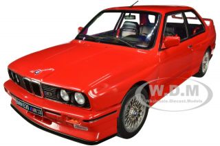 Mirror Off 1986 Bmw E30 M3 Red 1/18 Diecast Model Car By Solido S1801502