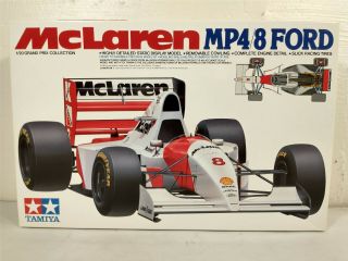 1993 Tamiya Mclaren Mp4/8 Ford Race Car Grand Prix 1:20 Model Kit Open Box