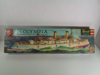 Revell H - 367 - 198 Uss Olympia " S " Kit Flagship 1959 Opened Box