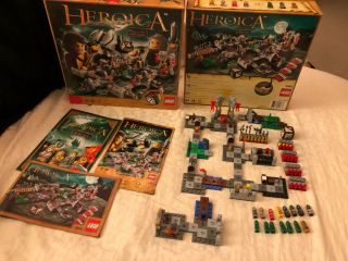 Lego Heroica Buildable Game Fortaan 3860 Complete W/box,  Manuals Vg Retired