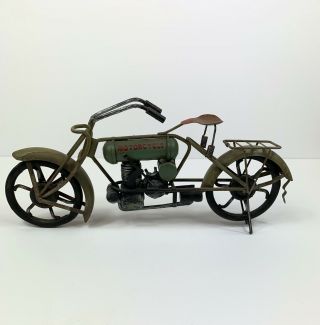 Rare Vintage Motor Bike Collectible 1:8 Scale