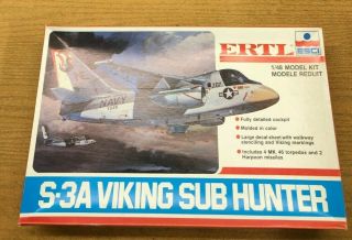 Ertl 1/48 S - 3a Viking Sub Hunter W/ Resin