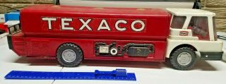 Vintage Texaco Jet Fuel Pressed Steel Truck Boxed By Brown & Bigelow
