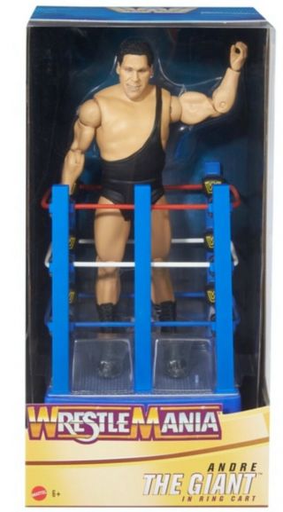 Wwe Andre The Giant Wrestlemania Moments Ring Cart Wrestling Figure