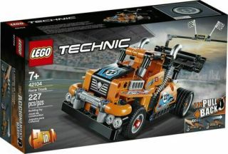 Lego Technic Race Truck 42104 Pull - Back Model Building Kit Ships Fast