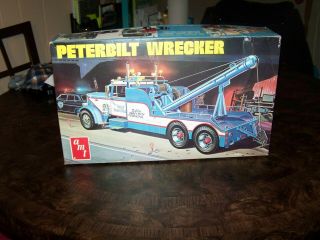 Vintage Amt T522 Peterbilt Wrecker 100 Complete In Open Box