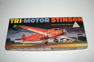 Plastic Model Aircraft: Itc Ideal 3722 Tri Motor Stinson Vintage Model Kit